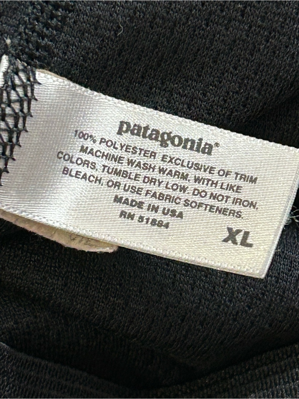 Vintage Patagonia Capilene Base Layer Pants Mens XL Black Bottoms USA Made - Picture 5 of 9